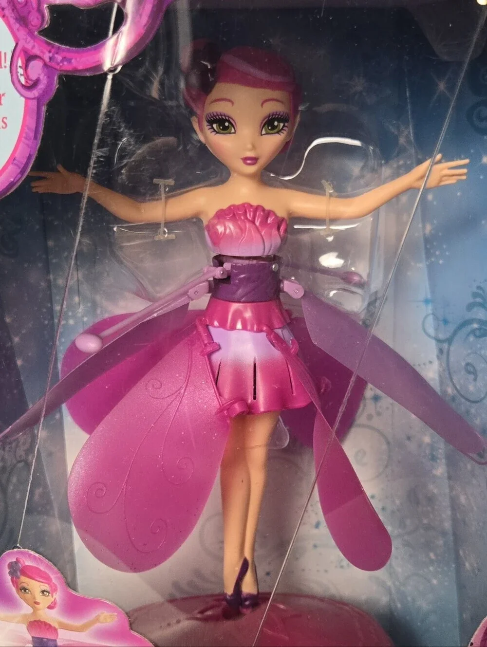 Flutterbye Flying Fairy Doll NIB Interactive Hover Fairy Spin Master
